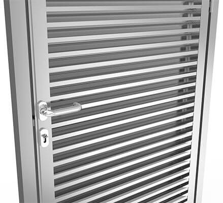 Lüftungsgitter-Tür 24-622 1-flügelig Bild2 Lüftungsgitter-Tür 24-622 1-flügelig Bild2