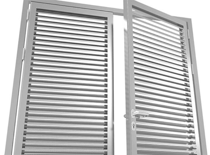Lüftungsgitter-Tür 24-622 2-flügelig Bild3 Lüftungsgitter-Tür 24-622 2-flügelig Bild3