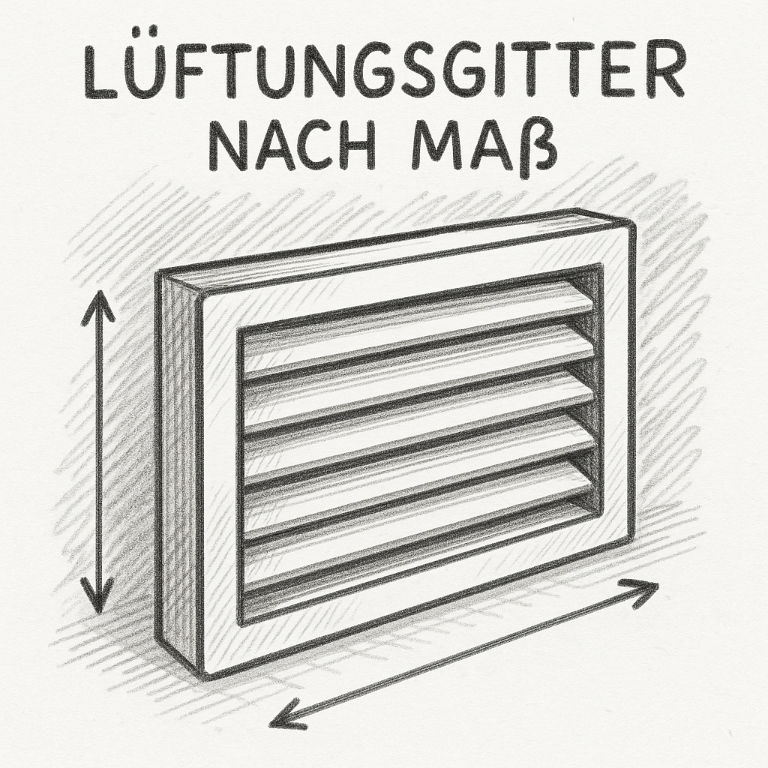 Warum Lüftungsgitter nach Maß?