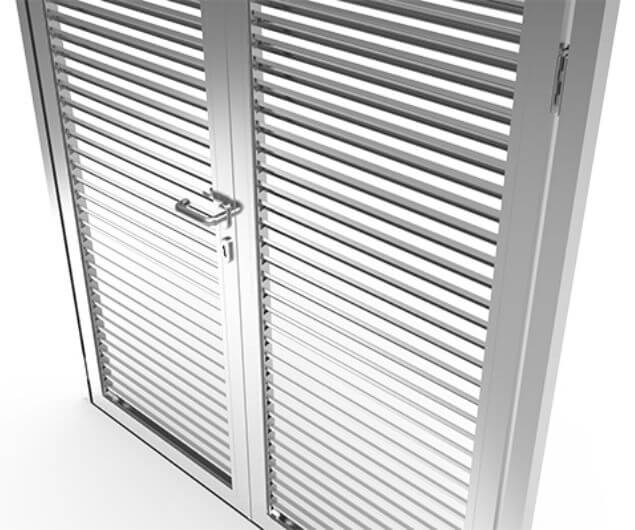 Lüftungsgitter-Tür 24-622 2-flügelig Bild2 Lüftungsgitter-Tür 24-622 2-flügelig Bild2